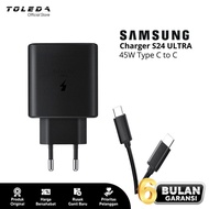 Samsung S24 Ultra Fast Charging 45W Type C to C Charger Original 100%