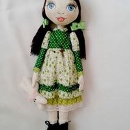 Cloth Doll Art doll Interior Doll Collectible doll OOAK Textile doll Fabric doll