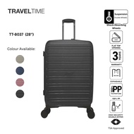 TRAVEL TIME TT-8037 Top Opening Luggage 28 inch Expandable Hard Shell