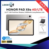 HONOR Pad X9a 4G/LTE (8GB+256GB) Original Tablet | 11.5" 2.5K Display | 8300mAh Long Battery Life