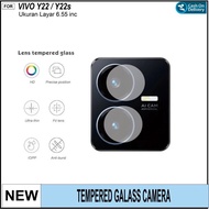 2 In 1กระจกนิรภัยสำหรับฟิล์ม Vivo Y22s Y22 Y35 Y16 2022 VivoY22s VivoY16ฝาครอบ9D Clear Screen Protec