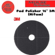 Pad Polisher 3M 16" Hitam (Kasar) 