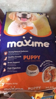 Maxime Puppy Dry Dog Food Rich in Chicken 1 Kilogram Repack