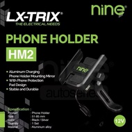 NINE LX-TRIX Hm2 MOTORCYCLE MIRROR CELLPHONE Holder