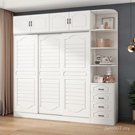 Household Style Wardrobe Rental Room Bedroom Assembly Storage Sliding Door European Style 2025 Simpl
