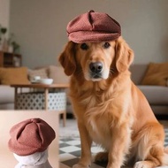Pet Costume Accessories Retro Dog Beret Hat Adjustable niversal Pet Headgear Cat Gentleman's Hat Pet