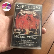 KASET PITA SEPULTURA MORBID VISIONS MULUS NORMAL ORIGINAL