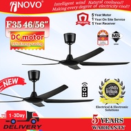 ⚡HOT SALE⚡INOVO F35 40"/46"/ 56" DC motor ceiling fan Remote Kipas siling 16Speed 吊扇 5 years warrant