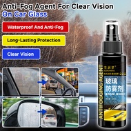【Effective & Long-Lasting】JMY Car Windshield Anti-Fog Spray For Rainy Weather Use Drivers/Motorcycli
