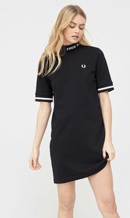 Fred Perry - Twin Tipped Fred Perry High Neck Dress Black