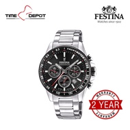 Festina F20560/6 Chronograph Stainless Steel Strap Watch For Men