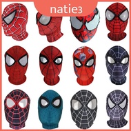 Miles Morales Spiderman Elastic Mask Headcover Costume For Cosplay Enthusiasts Adult