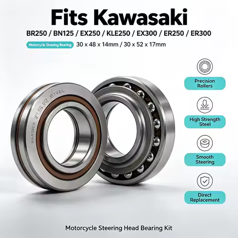 Motorcycle Steering Head Bearing Kit For Kawasaki BR250 Z250SL EX250 ZZR250 BN125 Eliminator EX250 G
