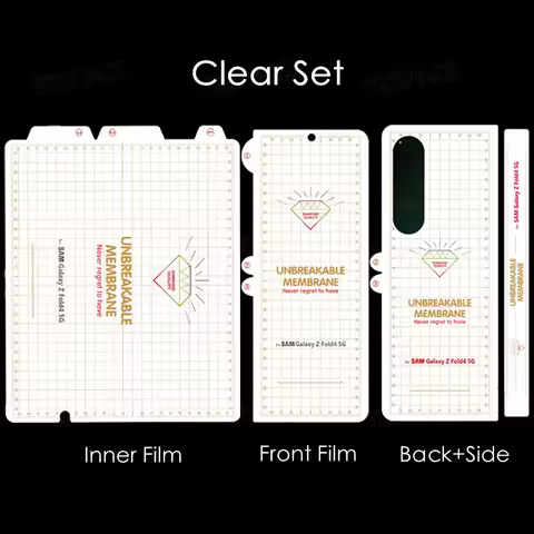 Soft Frosted Matte Hydrogel Film For Samsung Galaxy Z Fold 7 SE 6 5 4 3 2 W25 W24 W23 W22 Front Back