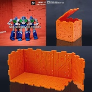 GALAXY TOYS DP-01 Orange Scene Building Board Background Plate 8.5cm For TF TOYS