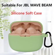 Solid Color Silicone Protective Case Suitable For JBL WAVE BEAM New Headphone Case Bluetooth Headpho