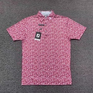 Footjoy USA FJ Men's Golf Short Sleeve T-shirt Quick Dry Breathable Sun Protection Golf