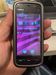 古董nokia5530可開機可以聽音樂拍照無法顯示收藏用
