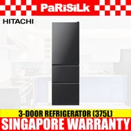 (Bulky) Hitachi R-S38KP-BBK 3-Door Refrigerator (375L)(Energy Efficiency 2 Ticks)