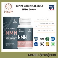 iHealth GENE Balance NMN Replenish Formula NAD+ Booster Contains 3375mg 99.8% Grade 1（Made in USA）
