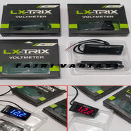 NINE LX-TRIX VOLTMETER LED DIGITAL KOTAK UNIVERSAL UNTUK MOTOR DAN MOBIL