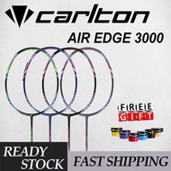 【Ready Stock】Carlton Air Edge 3000 84Gram 30LBS Racket Badminton Racket (100% Original)