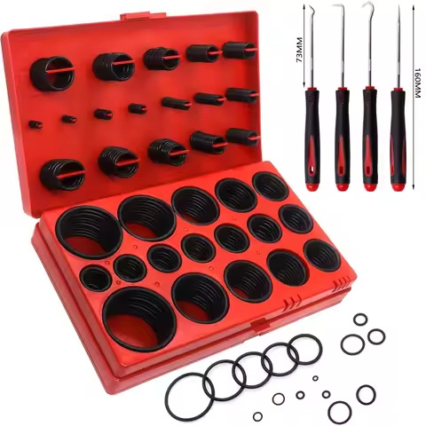 419PCS Set Universal O-Ring Assortment 32 Size Nitrile Rubber Ring Seal O Ring Gasket for Plumbing A