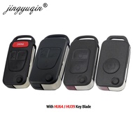 jingyuqin Flip Folding Remote Key shell 1/2/3/4 Button for Mercedes Benz SLK E113 A C E S W168 W124 W202 W203 Auto Car Key Case