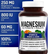 Magnesium Glycine Capsules Bottled Magnesium glycine 90 Capsules/Bottle Can Be Shipped on Behalf of 