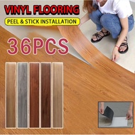 36PCS Lowest Price Vinyl Flooring1 .2mm Thick Waterproof Self Adhesive Wood Feel Floor 54SQF/CARTON 