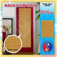Glass FILM SQUARE GOLD STICKER 2CM GOLD SQUARE/D006