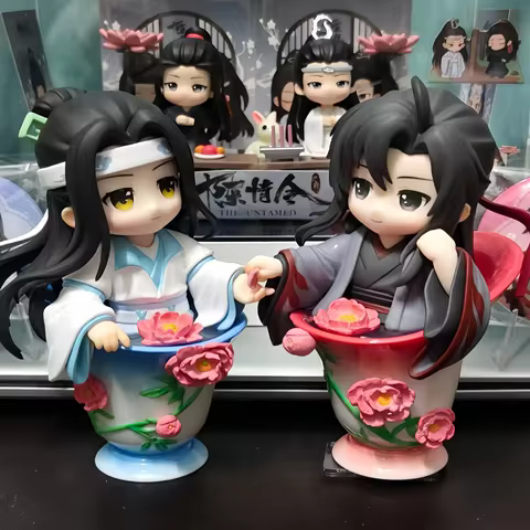 Genuine Mo Dao Zu Shi Porcelain Bloom Rhythm Series Blind Box Cute Wei Wuxian Lan Wangji Figurine My