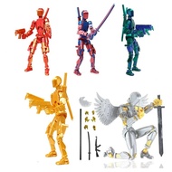 Multi-Jointed Movable Shapeshift Robot Colorful 3D Printed Mannequin Dummy 13 Action Figures Toys Ki