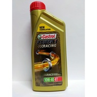 100% ORIGINAL CASTROL POWER1 RACING 4T 10W-40 WARNA EMAS GOLD MINYAK 4T MINYAK HITAM CASTROL POWER 1