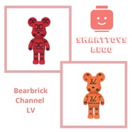 Lego Bearbrick Channel, LV 83cm, Lego Bearbrick Unique Giant Puzzle Set, Simple Assembly, User Manual And Hammer