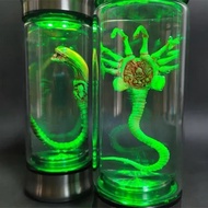 Embryo Glass Jar Movie Prop Replica Home Decor Desktop Crafts Alien Glow Jar Xenomorph Specimen