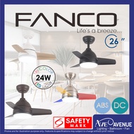Fanco Co-Fan Bee DC Motor 3 Blade Ceiling Fan with 3 Tone LED Light Kit and Remote Control