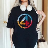 Ready Stock The Fantastic Four Logo Print Shirt Fantastic Four First Steps Shirt MCU Fan Gift Fashio