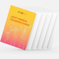 HTVRONT Light Fabrics Heat Transfer paper 6/10/20 Pack Pigment Ink 8.5" X 11" Heat Transfer Paper fo