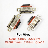 1-5PCS For Vivo X200 X100S Pro /X200 Pro mini /S19 Pro/ iQoo 13 USB Charging Pin Port Dock Plug Char