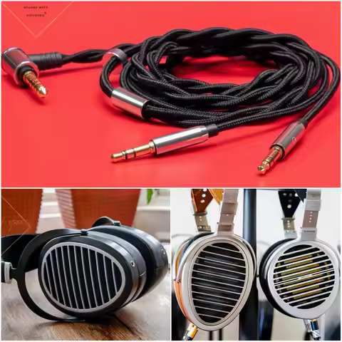 Hifi Balanced Audio Cable For Hifiman ANANDA Arya SUSVARA SUNDARA Headphone 2.5 4.4 mm Trrs Dual 3.5