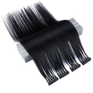 6D Two Pieces Real Hair Hanging Ear Dyeing 6D Hair Extender 6d Hair Extension Special Hair Piece Sea