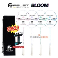 Original FELET BLOOM CHERRY CRYSTAL JADE LAVENDER 31LBS Badminton Racket