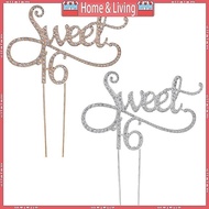 ci Sweet 16 Cake Topper 16th Birthday Party Themes With for Rhinestone Decoration A