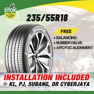 [Installation Provided] New Tyre 235/55R18