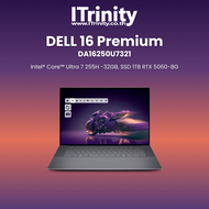 Dell Notebook 16 Premium DA16250U7321 Laptop เดลล์ คอมพิวเตอร์พกพา 16.3 นิ้ว รับประกันเครื่อง 3ปี + 
