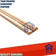 [TIMBER] 2 PIECES KKB02 30 MM X 9 MM X 3.5 FEET Skirting board Solid Wood Meranti/ Kayu Kambi Bunga