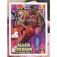 NBA CARD ALLEN IVERSON 1997 HOOPS BASKETBALL CARD