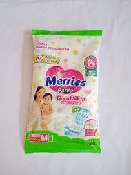 Merries Pants M/Popok Bayi/ Pampers/Pempres Renceng Sachet