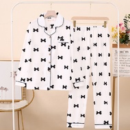 Women Comfortable Pyjamas OverSize 5XL 6XL 7XL Long Sleeve Casual Homewear Autumn Winter Pajama Sets